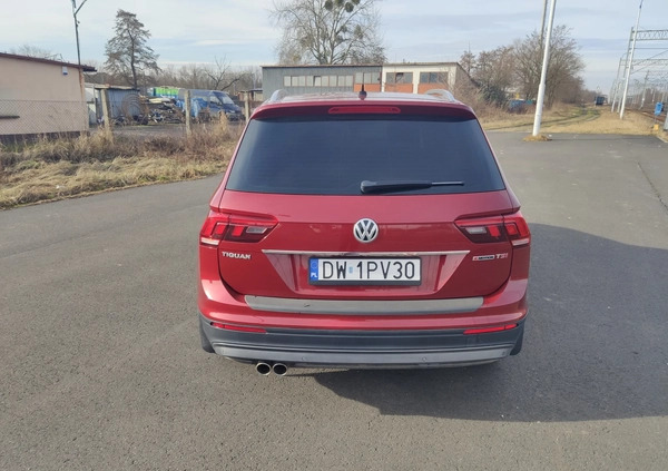 Volkswagen Tiguan cena 74900 przebieg: 68500, rok produkcji 2016 z Wrocław małe 56
